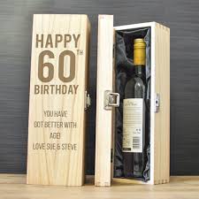 60th Birthday Gifts Engraved 60th