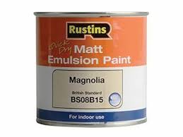 Rustins Memlw250 Quick Dry Matt Emulsion Paint White 250ml