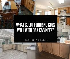 what color flooring goes well with oak