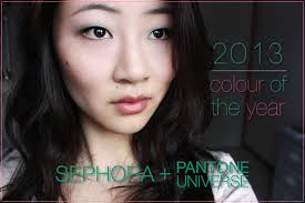 sephora pantone makeup look