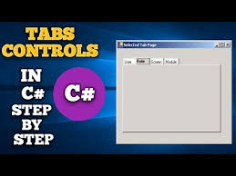 tabs in c tabcontrol with tab pages