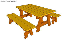 Picnic Table Designs Free Garden