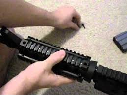 quad rail on a carbine ar 15