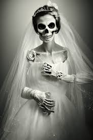 gothic bride skeleton graphic