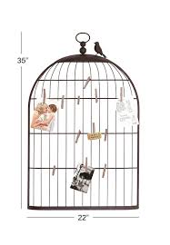 Grayson Lane Black Farmhouse Bird Cage