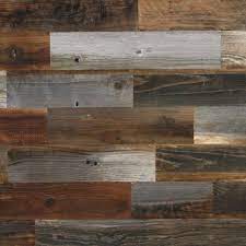 mixed reclaimed wood wall panels