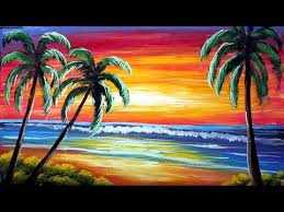 Watercolour Sunset Painting Tutorial