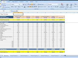 Rental Property Income And Expenses Spreadsheet Template Excel gambar png