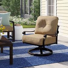 Lebanon Swivel Rocker Club Patio Chair