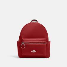 coach outlet ellis backpack in red lyst