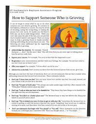how to support someone who is grieving
