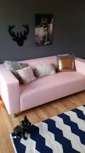 Ikea Klippan Blush Pink Sofa