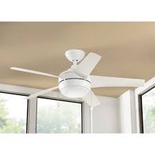 matte white ceiling fan with light kit