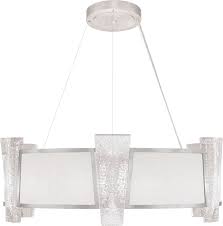 Fine Art Handcrafted Lighting 890840 11 Crownstone Contemporary Silver Led Drum Pendant Light Fixture Fin 890840 11