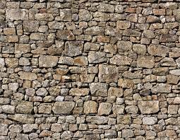 Old Stone Wall L Stick Wall Mural