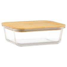 Rectangular Glass Food Containers With