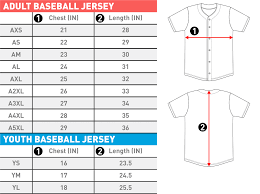 Expository Authentic Baseball Jersey Sizing Chart