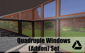sims quadruple windows addon set