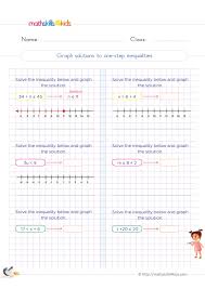 Solve And Graph Equation Inequalities