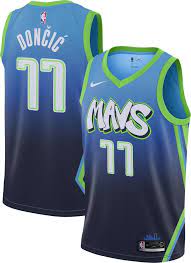 Dallas mavericks nike luka dončić earned edition swingman jersey. Luka Doncic 77 City Edition Jersey For The Dallas Mavericks 2019 20 Interbasket