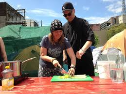 downtown eastside tent city feeds a