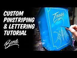 custom lettering and pinstriping