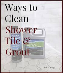 Ways To Clean Shower Tile Grout
