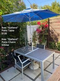 Ikea Sjalland Patio Table Chairs