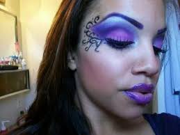 purple fairy make up you