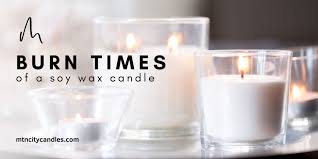how long does a soy wax candle burn