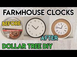 Farmhouse Wall Clocks Dollar Tree Diy