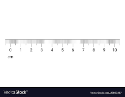 Ruler Cm Measurement Numbers Scale