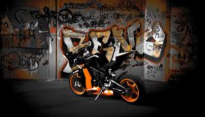 motorcycle mural graffiti black