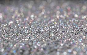 sparkling silver glitter textured