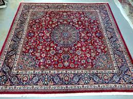mashad square persian rug 10 x10