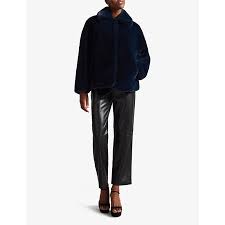 Ted Baker Liliam Oversized Collar Faux
