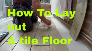 How to lay out and tile a porcelain wood effect floor, creative tiling -  YouTube