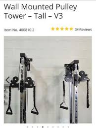 titan wall mounted pulley tower tall