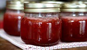 old fashioned strawberry jam without