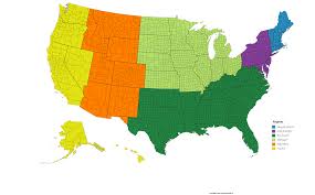 Map My Definition Of The Us Regions Infographic Tv