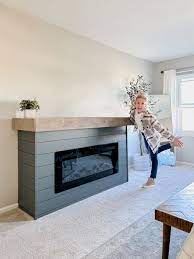 Diy Fireplace With Storage