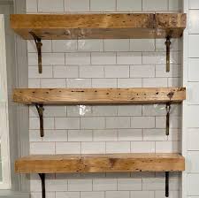 Reclaimed Wood Shelf Barn Wood Shelves