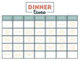 Meals For A Month A Printable Meal Plan Simply Real Moms