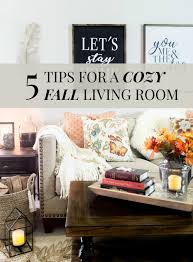 5 tips for a cozy fall living room