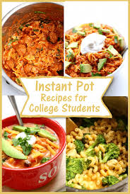 instant pot recipes for college