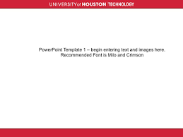 Powerpoint Template University Of Houston