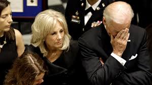 In 2015, biden suffered another loss of a beloved family member: Mourners Pay Respects To Beau Biden In Delaware
