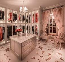 A closet of this size will use the back wall and a side wall for shelves. 15 Elegant Luxury Walk In Closet Ideas To Store Your Clothes In That Look Like Boutiques Luxury Walk In Closet Ideas Dream Closets Luxury Closet