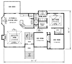 The kitchen, the dining room and family room and usually has two short sets of stairs. Cottage House Plan With 3 Bedrooms And 2 5 Baths Plan 3303