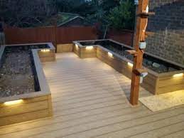using composite decking to create